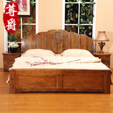 香樟木全实木床 1.8/1.5米双人床现代新中式实木家具卧室家具婚床