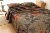 美式乡村 全棉手工拼布绗缝空调被 纯棉夏凉被 双人春秋被床盖