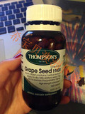 澳洲直邮代购 Thompson's 汤普森葡萄籽精华软胶囊120粒装
