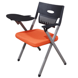 办公家具多功能折叠培训椅带写字板网布椅带扶手办公会议椅职员椅