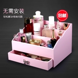 能整理盒木质化妆品收纳盒 创意桌面大容量收纳盒 多功 新品