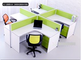 苏州办公家具桌职员办公桌4人位屏风隔断组合办公桌椅6人电脑定制