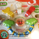 现货 日本代购面包超人宝宝婴儿手摇铃牙胶咬咬胶固齿器