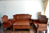 明清古典红木家具兰亭序红木沙 非洲花梨木客厅组合整装沙发