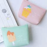 韩国可爱创意迷你帆布硬币包小清新手机包女生卡通硅胶收纳零钱包
