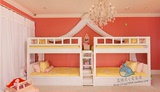 儿童卧室家具组合多功能双层床定做 成人高低床1.2米 1.5米上下铺