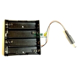 Arduino Uno 供电18650电池盒 4节电池盒 充电座 18650电池盒带线