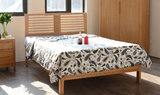 白橡木实木单人双人床 1.8米 环保涂刷 现代简约北欧宜家风格