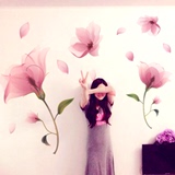 婚房床头墙贴纸贴画卧室房间温馨浪漫客厅背景墙壁装饰花朵爱无声