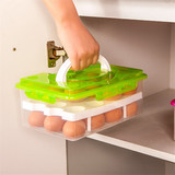家居日用品便携式双层24格防碰鸡蛋盒篮保鲜收纳盒厨房置物架