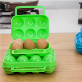 风雅阁户外鸡蛋盒子装备野餐便携塑料6和12格鸡蛋盒便携鸡蛋托