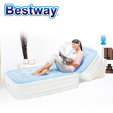 Bestway双层充气床 单人双人充气床垫加高加厚气垫床便携床