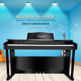 电钢琴88键重锤英格尔816白黑烤漆 810力度键盘数码钢琴电子钢琴