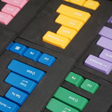 机械键盘彩虹色ABS/PBT正侧无刻透光键帽 IKBC/cherry/filco酷冷