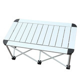 尚惠道>包邮户外折叠桌铝合金 便携式桌子 野餐摆 长方型联排条桌