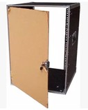 标准12U简易音响机柜专业音响功放机箱带锁带有机玻璃门