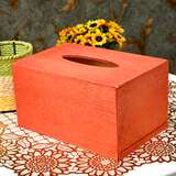 彩色收纳餐巾套盒创意多功能欧式餐桌抽纸盒实木质田园纸巾盒