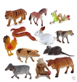 奥斯尼恐龙动物世界 十二生肖摆件 动物模型儿童早教益智玩具教学