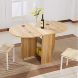 家用实木质板式多功能餐桌小户型可伸缩 折叠桌宜家简约移动茶水