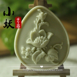 B1267日本韩国茶花手工香肥皂软硅矽胶磨模具巧克力翻糖布丁树脂