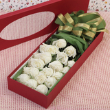 玫瑰鲜花礼盒全国鲜花速递 广州花店同城送花 平安夜圣诞节送女友
