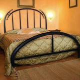 简约现代复古风格铁艺床铁架床双人单人床婚床1.2 1.5 1.8米铁床