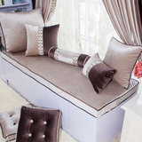 飘窗垫窗台垫 欧式榻榻米垫定做高密度海绵实木沙发垫订做伊菲曼