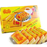 正宗越南特产 进口零食品 黄龙绿豆糕 经典传统手工制作 低糖小吃