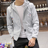 男士外套春季2016新款韩版修身男装短款夹克薄夏季防晒运动上衣服