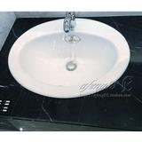 法恩莎卫浴台上盆陶瓷洗脸盆椭圆艺术盆嵌入式面盆洗手池 FP4652