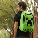 限量出售 Minecraft Creeper我的世界JJ怪苦力怕脸双肩背包 书包