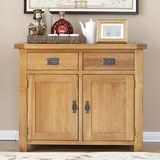 欧式白橡木橱柜玄关桌全实木家具 餐边柜 置物柜 储藏柜 角柜特价