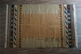 哑黄/灰色系kilim地毯 大气客厅地毯 典雅法式 波西米亚手工地毯