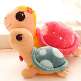 可爱大眼睛乌龟公仔 情侣小乌龟毛绒玩具亲子乌龟儿童玩偶布娃娃