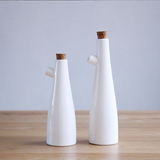 川岛屋 简欧白瓷油壶调味瓶醋瓶调味瓶 创意厨房用品1个TW-2