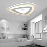 灯浪漫温馨韩式异形客厅灯光印超薄吸顶灯几何创意LED主卧室