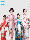 特价日本女士和服舞台表演服装写真服装日本女士正装日本武士服装
