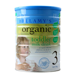 直邮 澳洲Bellamy‘s贝拉米婴幼儿宝宝新生儿3段有机牛奶粉 3罐装