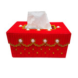 懒猫立体绣毛线绣纸巾盒3D十字绣长方形抽纸盒珍珠款
