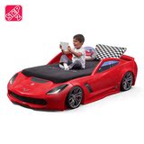 原装进口美国STEP2儿童创意汽车床男孩卡通跑车床婴儿床赛车床