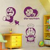 机器猫墙贴幼儿园哆啦A梦叮当猫可移除儿童房间卧室卡通墙纸贴画