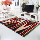 尼西米新品 韩国丝地毯客厅茶几垫长方形 新疆民族风地毯