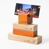 洛兰   原创设计zakka杂货 创意礼品 木质便签名片照片留言夹