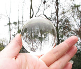 水摆件招财转运风水球k9超大水晶球摆件摄影透明玻璃球办公家居风