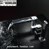 KOHLER科勒全铜三孔浴缸边龙头分离式分体加长出水浴缸边花洒龙头