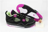虎扑正品Nike Air Jordan 4 耐克乔丹 乔4 Aj4黑紫红色705344-027
