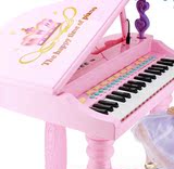 s多功能儿童电子琴玩具可充电36岁宝宝早教钢琴小孩乐器带麦克风