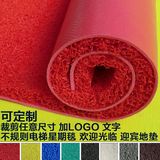 PVC塑料拉丝圈地毯进门地垫电梯星期毯迎宾脚垫广告门垫定做LOGO