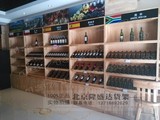 新款特价实木红酒货架展示柜木质货架红酒中岛柜定做各种造型货架