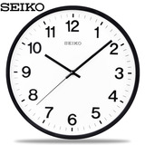 SEIKO日本精工 12英寸静音挂钟 清新简约卧室客厅办公室石英挂表